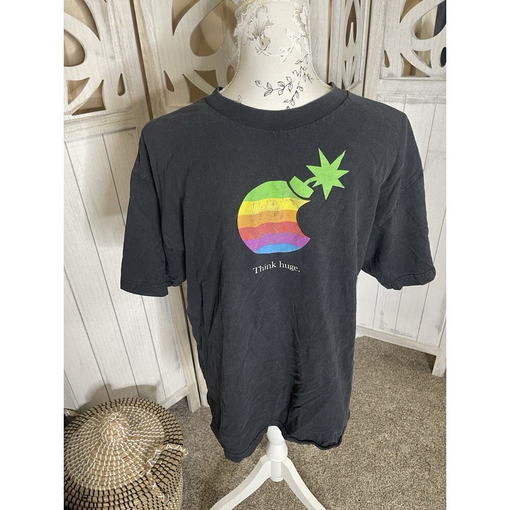 The Hundreds ‘Think Huge’ Apple Black T-Shirt Size Large Cotton